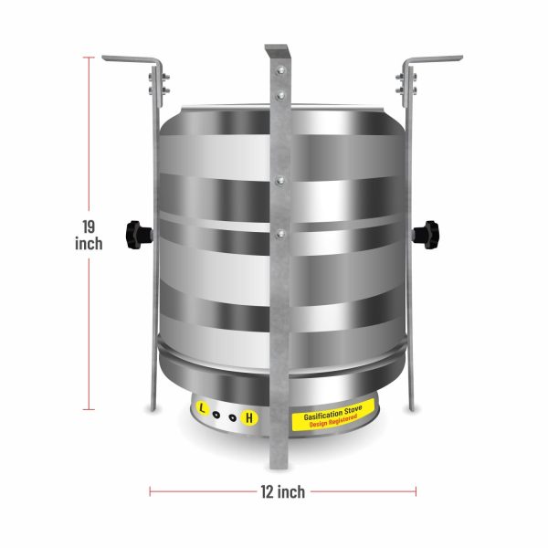 Wooden Based Metal Stove - BUSINESS [DPXXL]