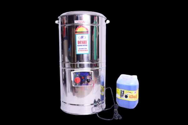 DESHI SS washing Machine
with 5kg Detergent liquid Soap